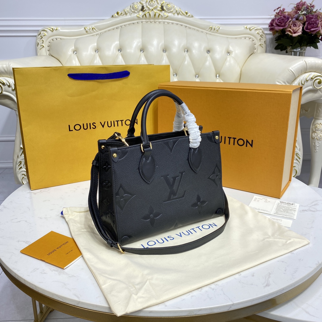 Louis Vuitton ONTHEGO PM Monogram Handbag M45653 Black